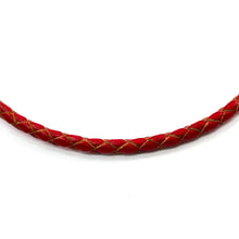 Cargar imagen en el visor de la galería, CUERO TRENZADO | 3MM | ROJO

