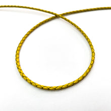 Cargar imagen en el visor de la galería, CUERO TRENZADO | 3MM | AMARILLO
