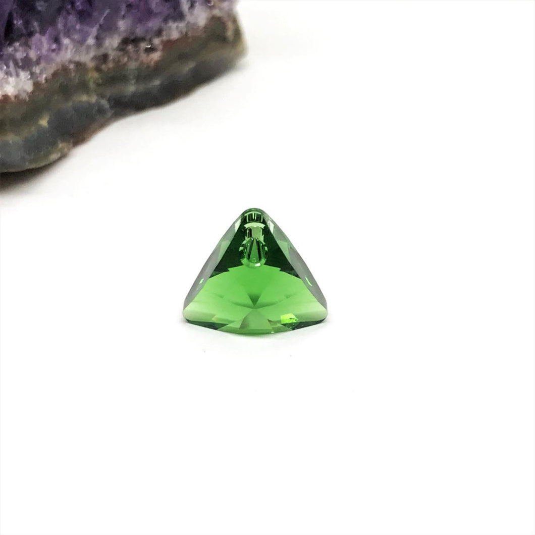 Swarovski Elements Triángulo | 12mm | Verde