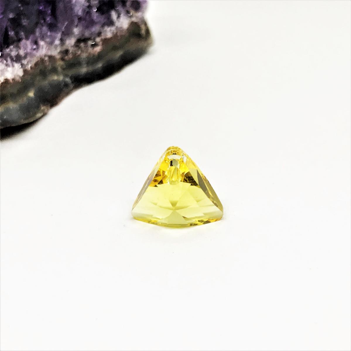 Swarovski Elements Triángulo | 12mm | YELLOW – CrystalStone
