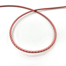 Cargar imagen en el visor de la galería, CUERO TRENZADO | 3MM | ROSA VIEJO
