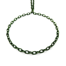 Cargar imagen en el visor de la galería, CADENA FANTASÍA | CANDADO OVALADA | 3MM | VERDE (YH-4375)
