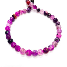 Cargar imagen en el visor de la galería, Agata Facetada | 8mm | Magenta Matizado (13-49A)
