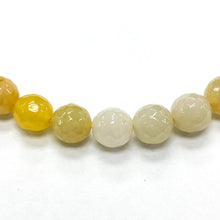 Cargar imagen en el visor de la galería, Agata Facetada | 8mm | Amarillo crema matizado (13-29B)

