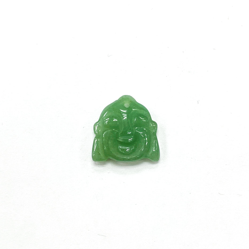 COLGANTE DE PIEDRA | CABEZA DE BUDA | 20MM | JADE