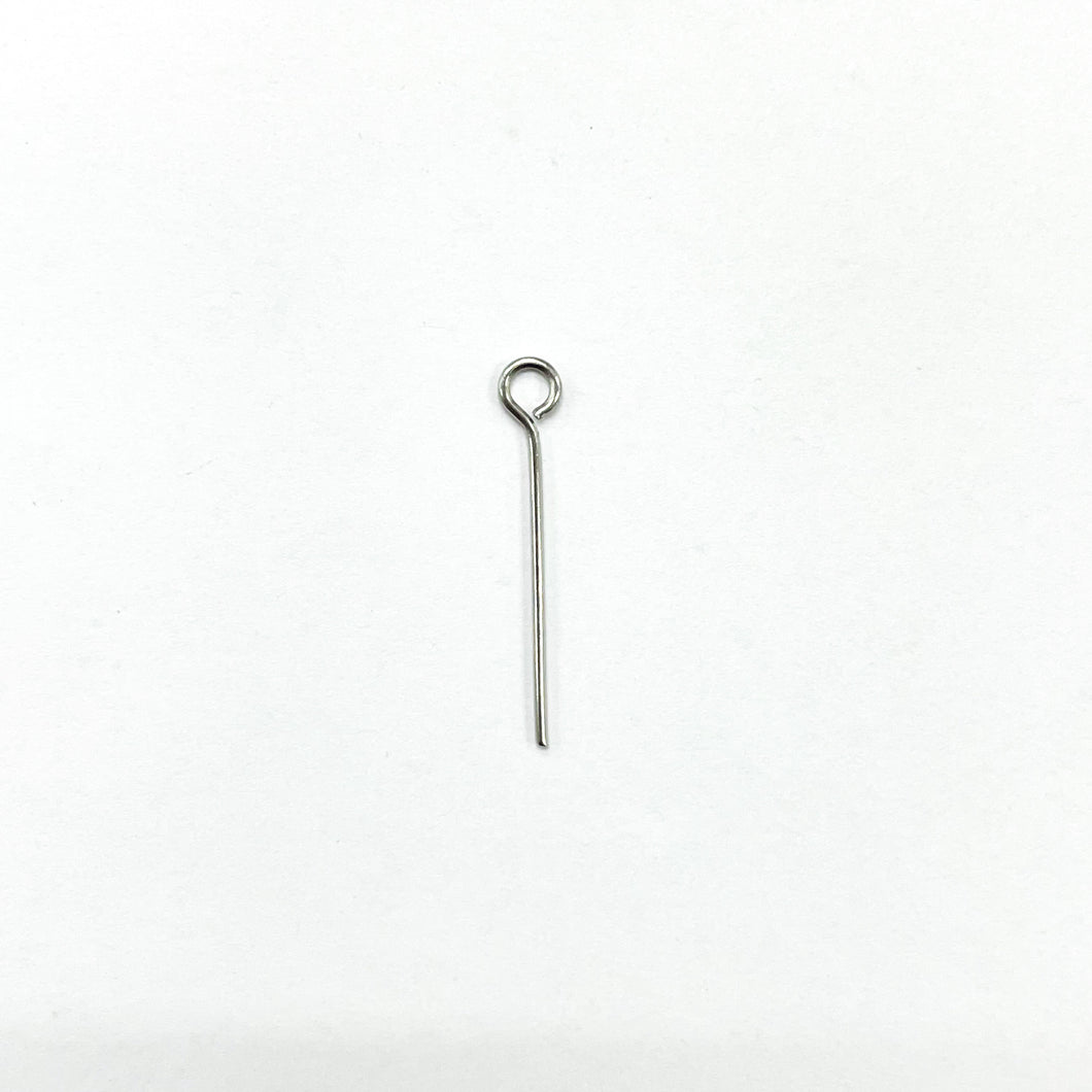 ACCESORIOS ACERO | VASTAGO CON ARGOLLAS | 2CM | 6GR