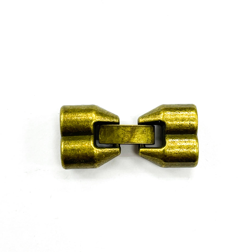 BROCHE PARA CUERO REDONDO DOBLE | ENVEJECIDO