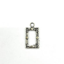 Cargar imagen en el visor de la galería, BROCHE T | RECTANGULAR | 4 PARES | NIQUELADO

