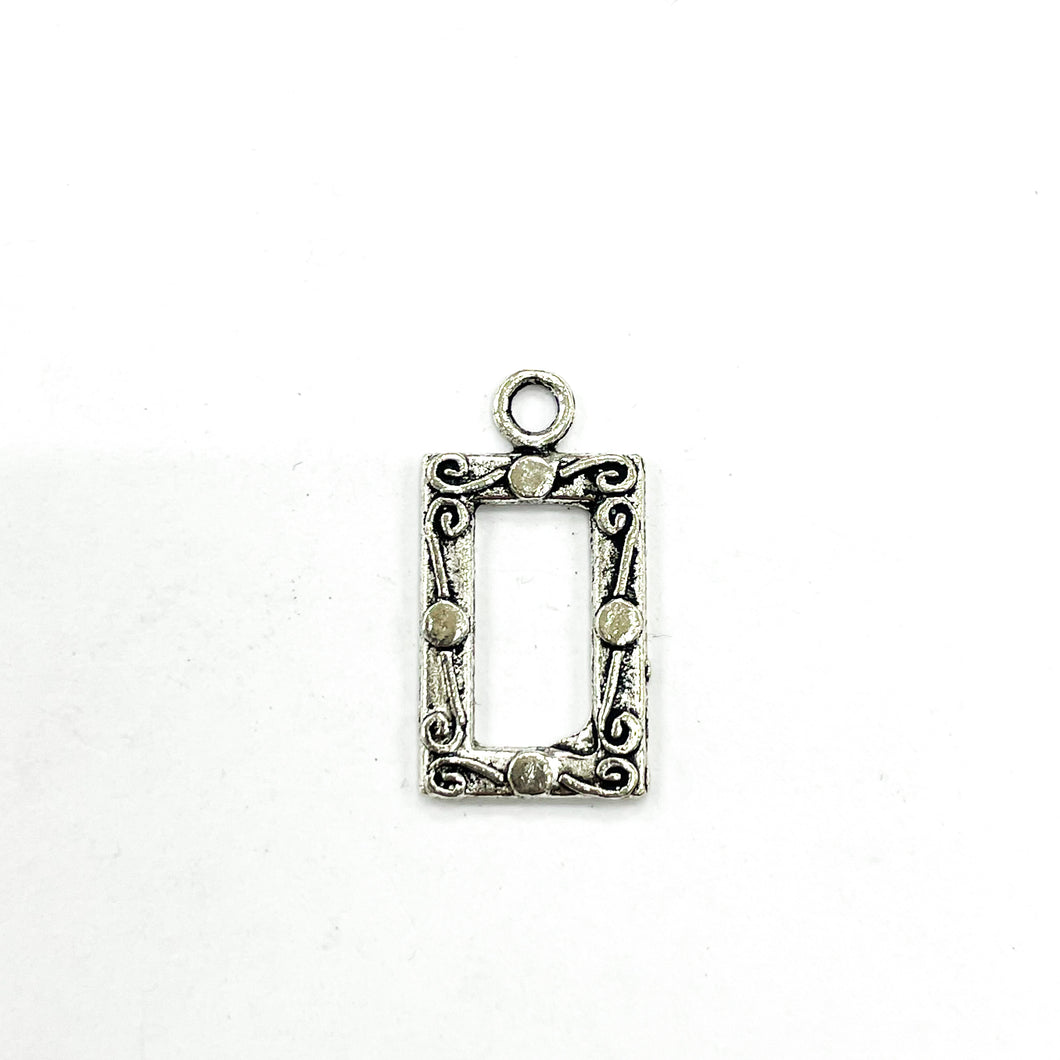 BROCHE T | RECTANGULAR | 4 PARES | NIQUELADO