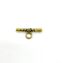 Cargar imagen en el visor de la galería, BROCHE T | CORAZON | 4 PARES | DORADO
