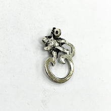 Cargar imagen en el visor de la galería, BROCHE T | FLOR | 4 PARES | NIQUELADO
