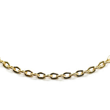 Cargar imagen en el visor de la galería, CADENA FANTASIA | FORZADA PLANA | 2.7MM | DORADO (YH-4049)

