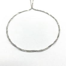 Cargar imagen en el visor de la galería, CADENA FANTASIA | SINGAPUR | 2MM | PLATEADO (YH-4384)
