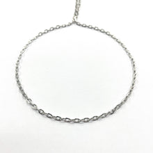 Cargar imagen en el visor de la galería, CADENA FANTASIA | FORZADA PLANA | 2.5MM | PLATEADO (YH-4049)
