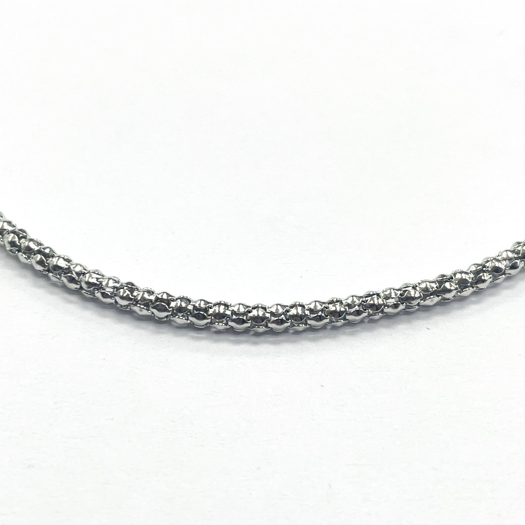 CADENA FANTASIA | COREANA | 2.5MM | PLATEADO (YH-4046)