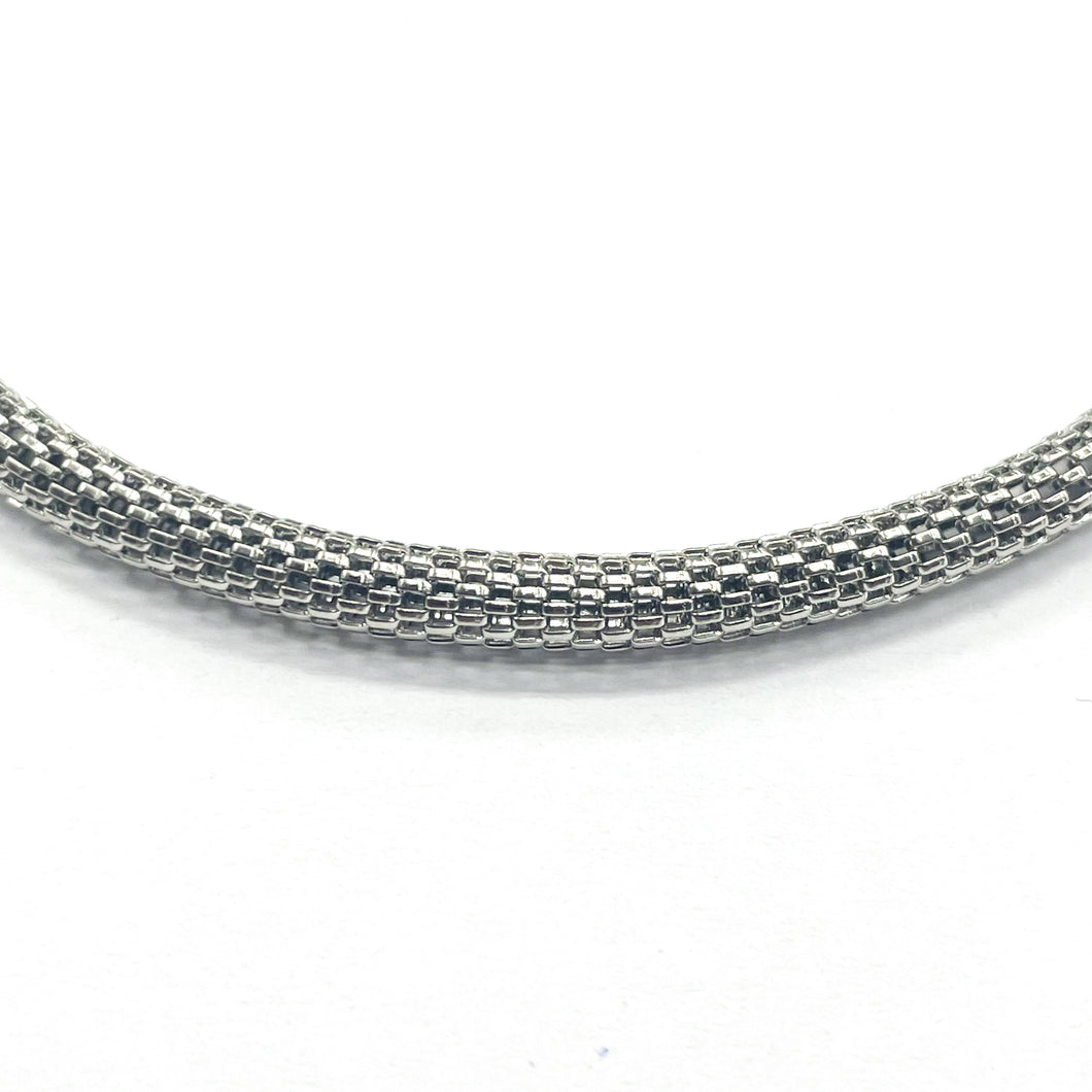CADENA FANTASIA | MALLA TUBULAR | 4.2MM | PLATEADO (YH-4045)
