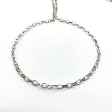Cargar imagen en el visor de la galería, CADENA FANTASIA | BELCHER OVALADO | 3.3MM | PLATEADO (YH-4379)
