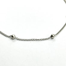 Cargar imagen en el visor de la galería, CADENA FANTASIA | CUBANA CON BOLITA | 1.5MM | PLATEADO (HH-3727)
