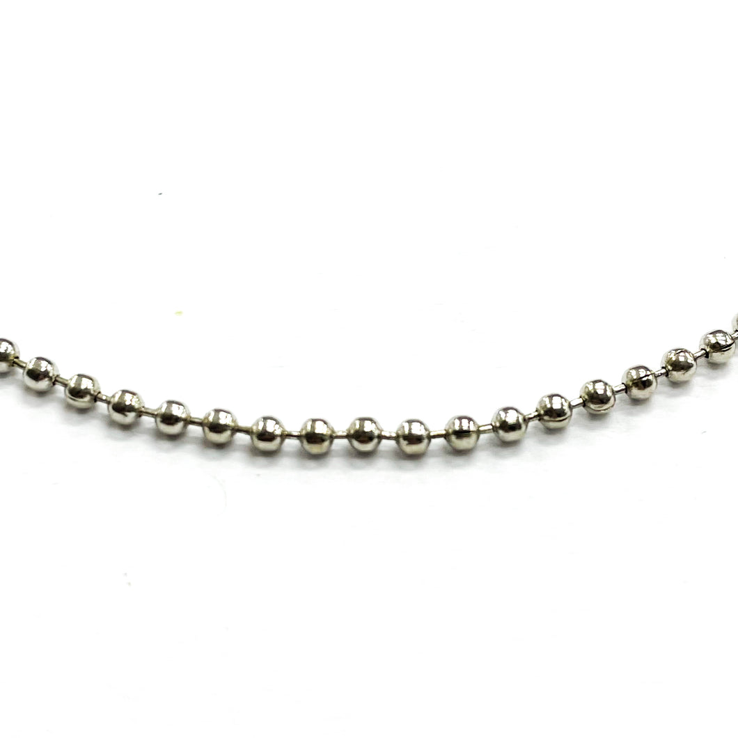CADENA FANTASIA | MILITAR | 2MM | PLATEADO (YH-6591)