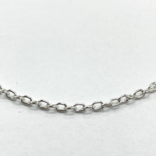 Cargar imagen en el visor de la galería, CADENA FANTASIA | CANDADO OVALADA | 2.5MM | PLATEADO (YH-1185)

