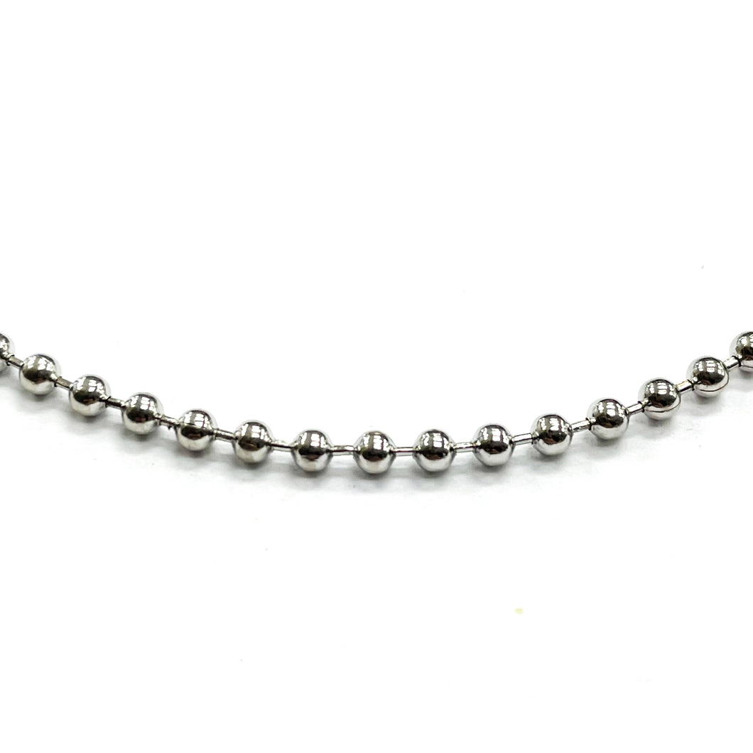 CADENA FANTASIA | MILITAR | 2.5MM | PLATEADO (YH-8452)