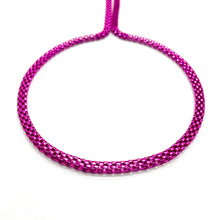 Cargar imagen en el visor de la galería, CADENA FANTASIA | MALLA PLANA | 4.2MM | FUCSIA (YH-6128)
