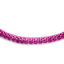 Cargar imagen en el visor de la galería, CADENA FANTASIA | MALLA PLANA | 4.2MM | FUCSIA (YH-6128)

