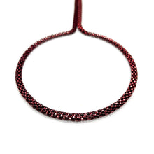 Cargar imagen en el visor de la galería, CADENA FANTASIA | MALLA PLANA | 2.6X4.2MM | BURDEO (YH-6128)
