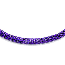 Cargar imagen en el visor de la galería, CADENA FANTASIA | MALLA PLANA | 2.6X4.2MM | MORADO (YH-6128)
