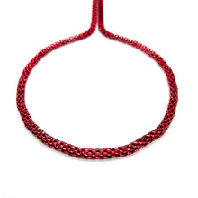 Cargar imagen en el visor de la galería, CADENA FANTASIA | MALLA PLANA | 2.6X4.2MM | ROJO (YH-6128)
