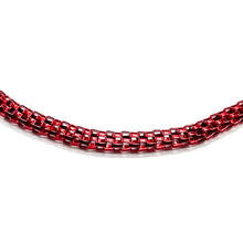 Cargar imagen en el visor de la galería, CADENA FANTASIA | MALLA PLANA | 2.6X4.2MM | ROJO (YH-6128)
