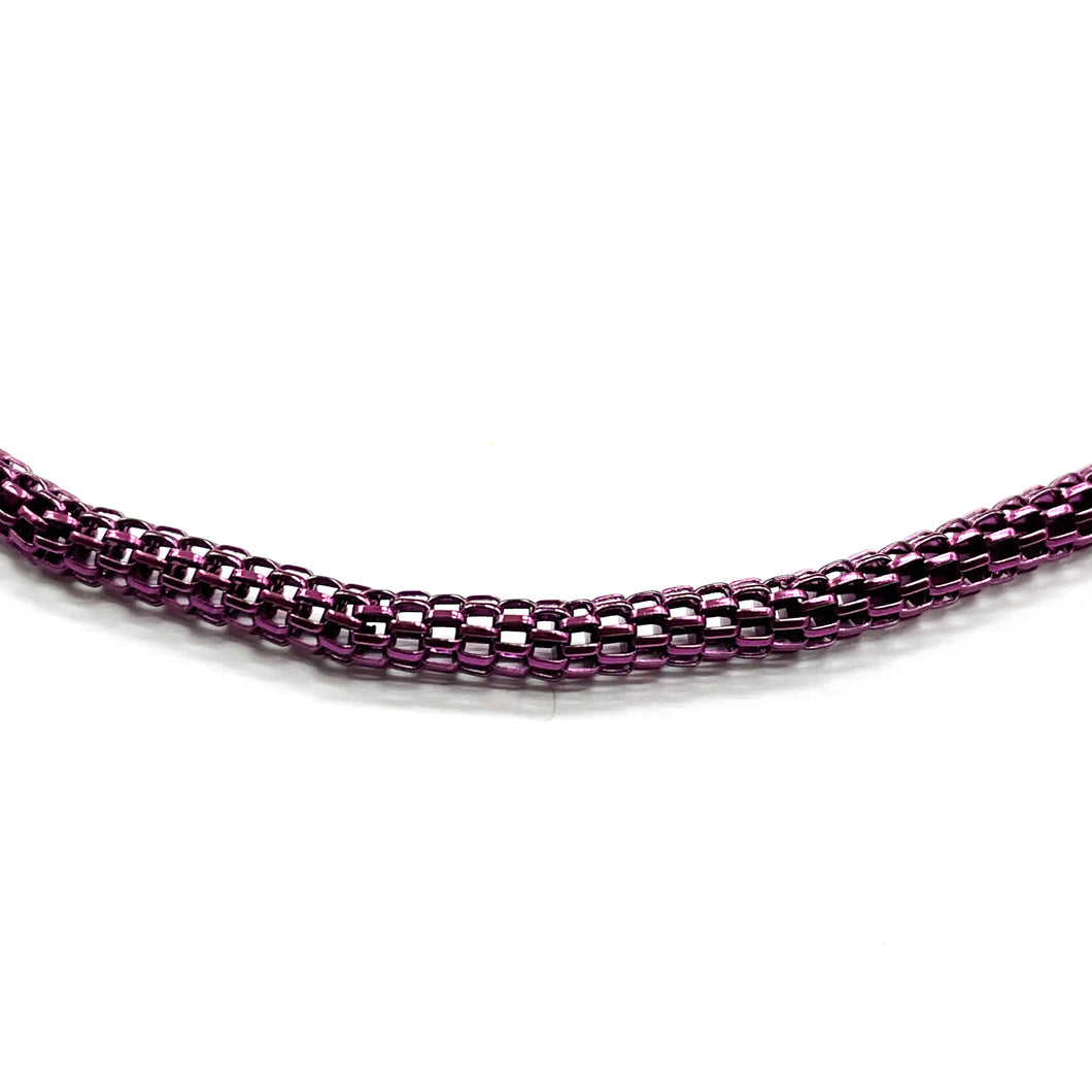 CADENA FANTASIA | MALLA PLANA | 4.2MM | LILA OSCURO (YH-6128)