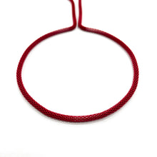 Cargar imagen en el visor de la galería, CADENA FANTASIA | MALLA TUBULAR | 3.2MM | ROJO (YH-6129)
