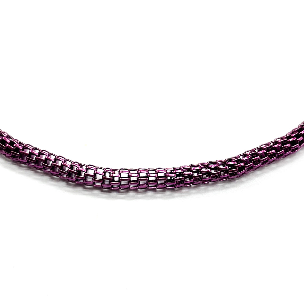 CADENA FANTASIA | MALLA TUBULAR | 3.2MM | LILA OSCURO (YH-6129)