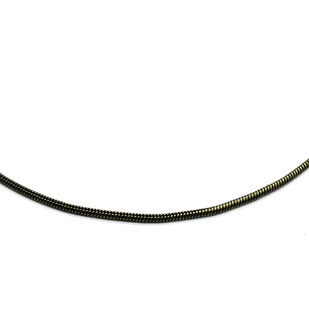 CADENA FANTASIA | SERPIENTE | 1.4MM | ENVEJECIDO (YH-9644)