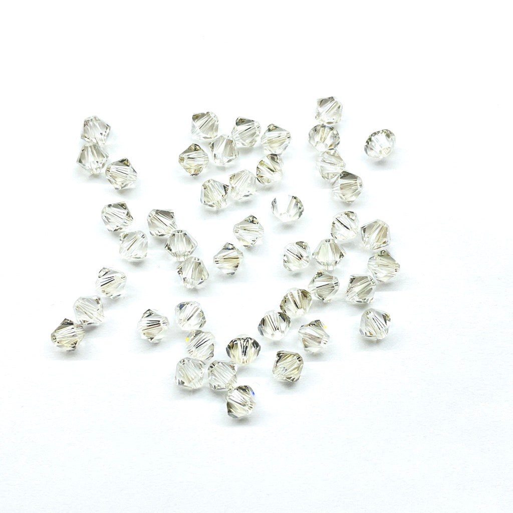 Bead Swarovski Crystals | 4mm | C1 SmT #001 | 25u | Gris claro Satin