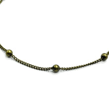 Cargar imagen en el visor de la galería, CADENA FANTASIA | CUBANA CON BOLITA | 1.5MM | ENVEJECIDO (HH-3727)
