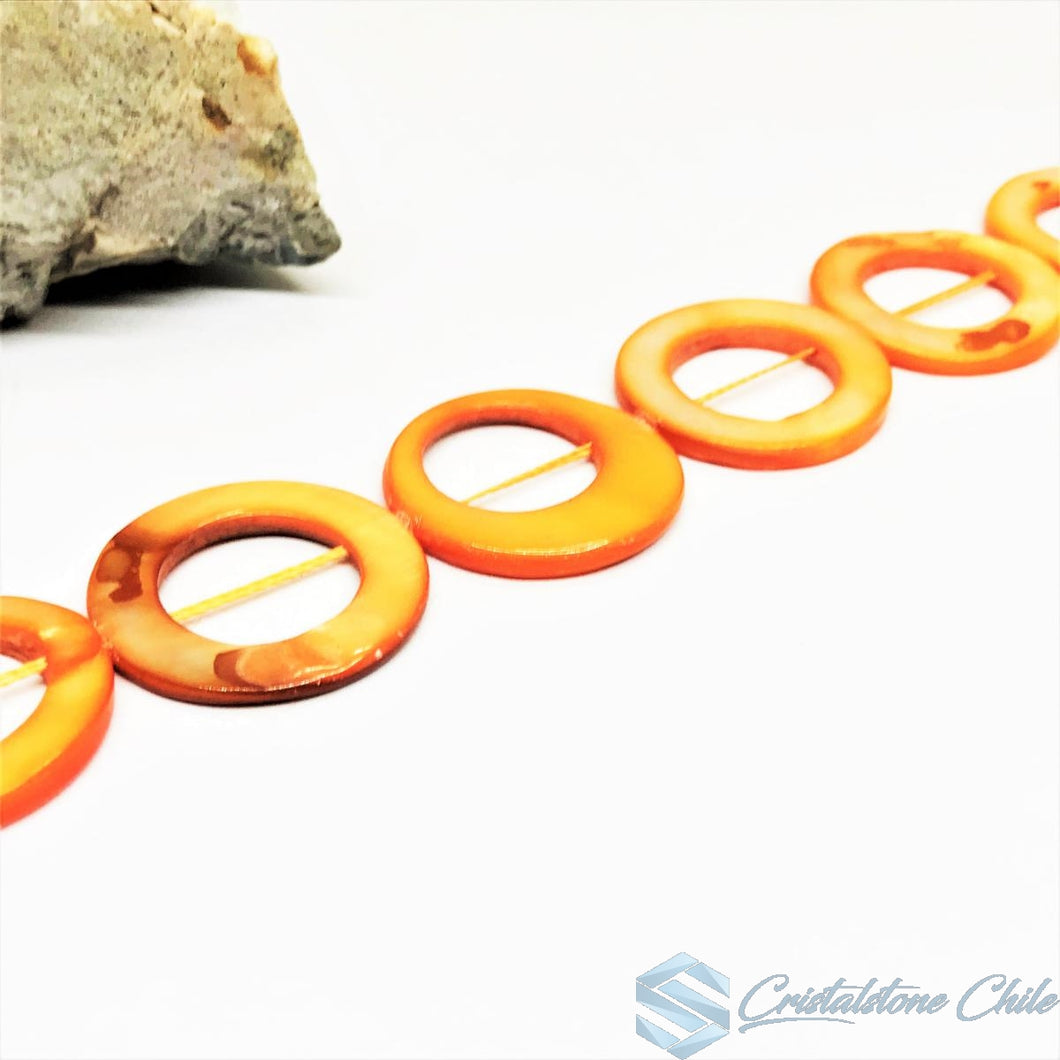DONA DE NACAR | 20MM | NARANJA (9-26X)