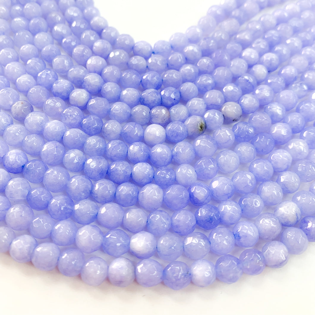 Agata Facetada | 6mm | Lavanda (25-14B)