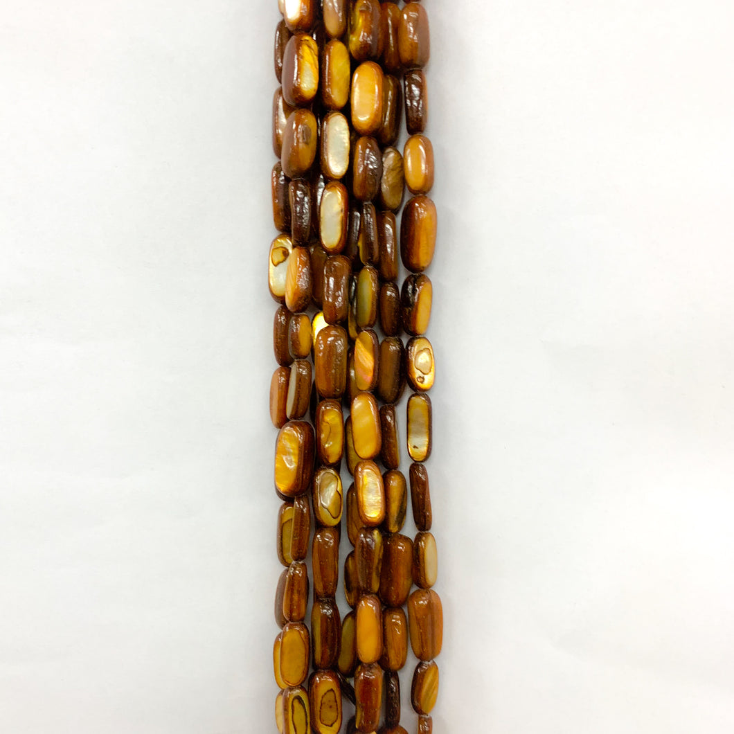 OVALADO DE NACAR | 12X6MM | CAFE (9-15W)
