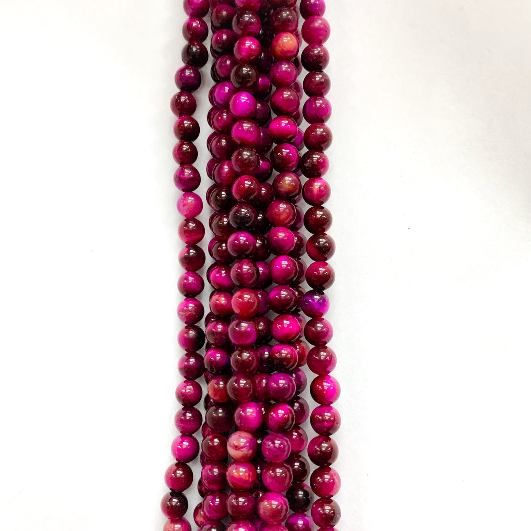 OJO DE TIGRE | FUCSIA | 6MM
