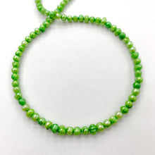 Cargar imagen en el visor de la galería, PERLA REDONDA IRREGULAR | VERDE | 6MM (22-16U)

