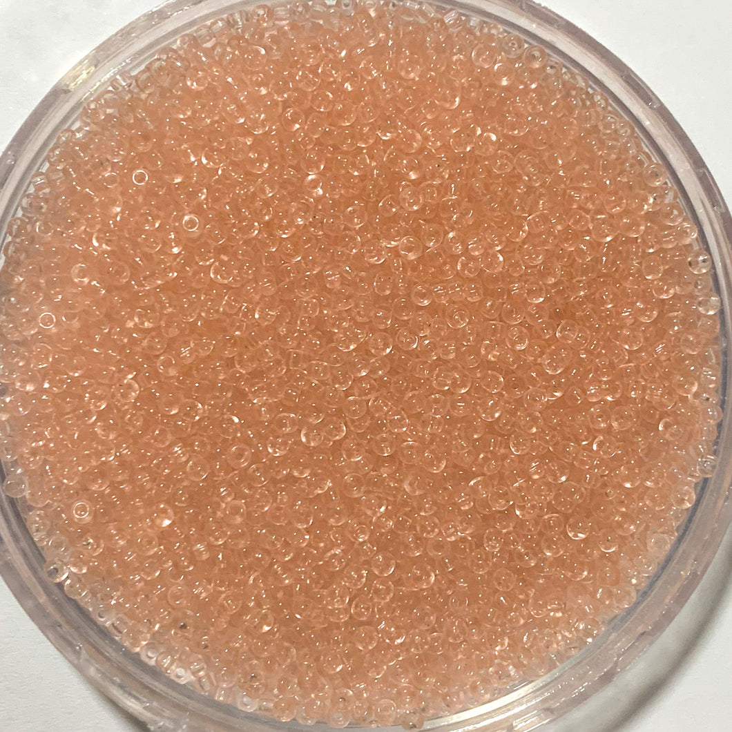 Miyuki Round Rocailles 11/0 | 155RR | Transparente Rosado
