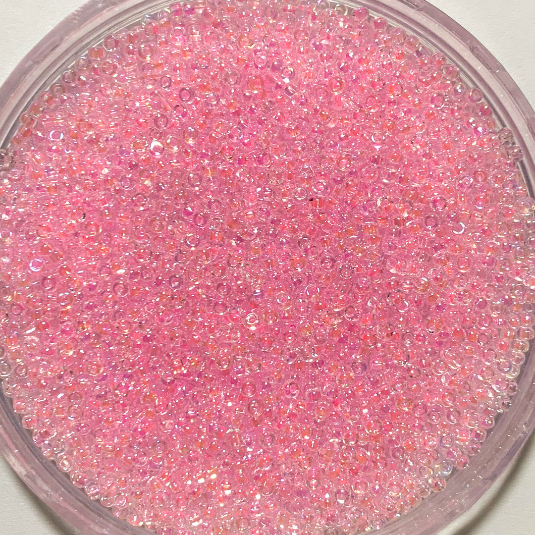 Miyuki Round Rocailles 11/0 | 266RR | Transparente Rosado