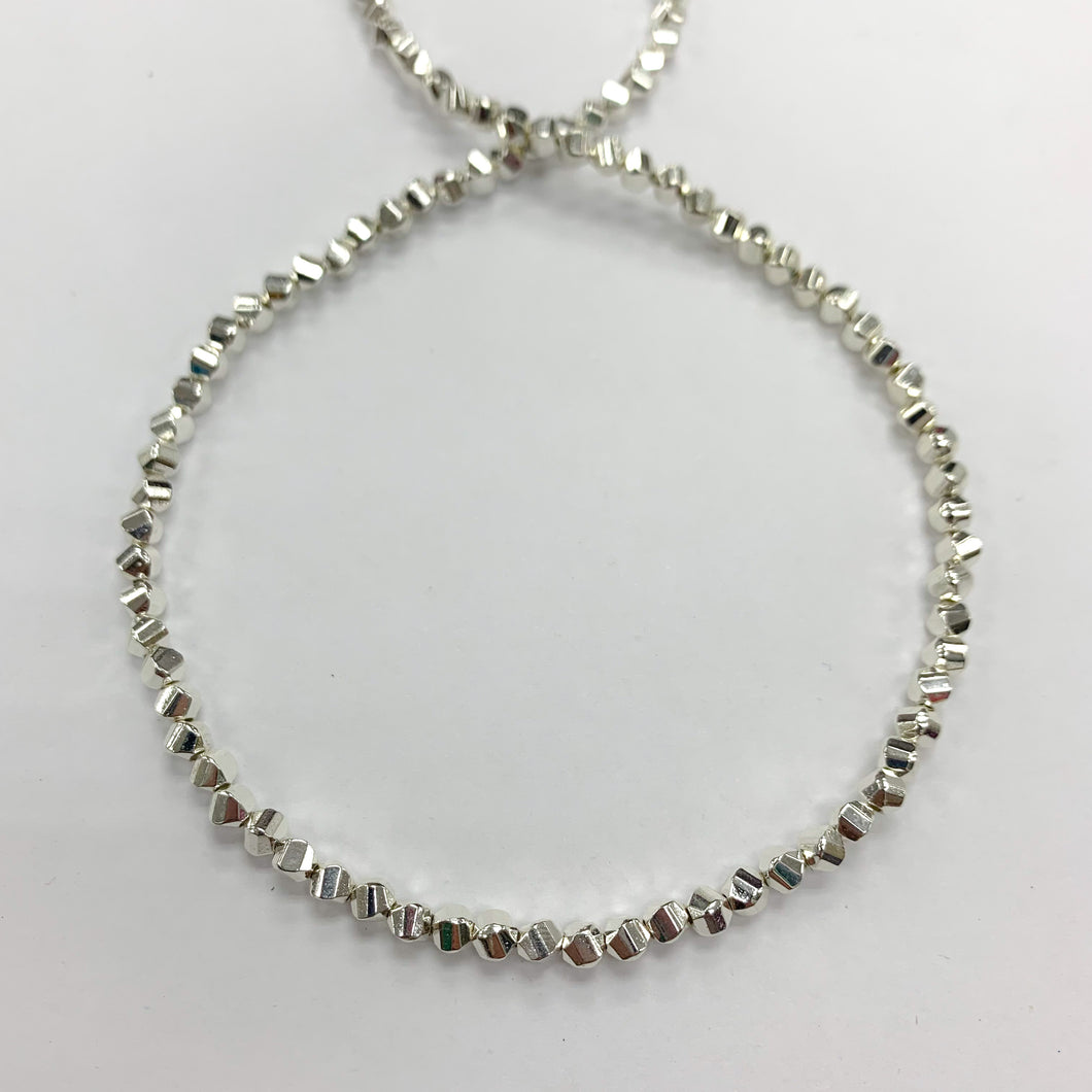 HEMATITA ROMBO | BRILLANTE | 4MM | PLATEADO