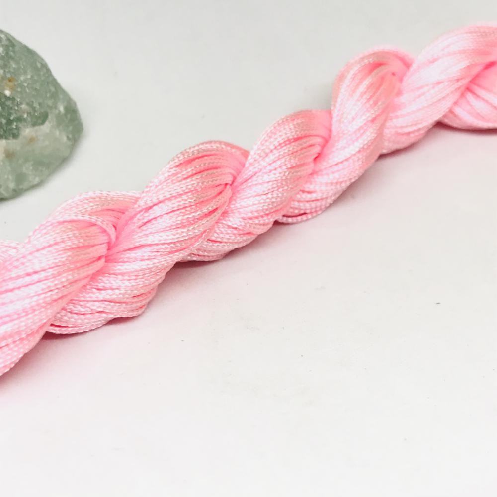Hilo chino plano | 1mm | madeja 50mtrs | Rosado