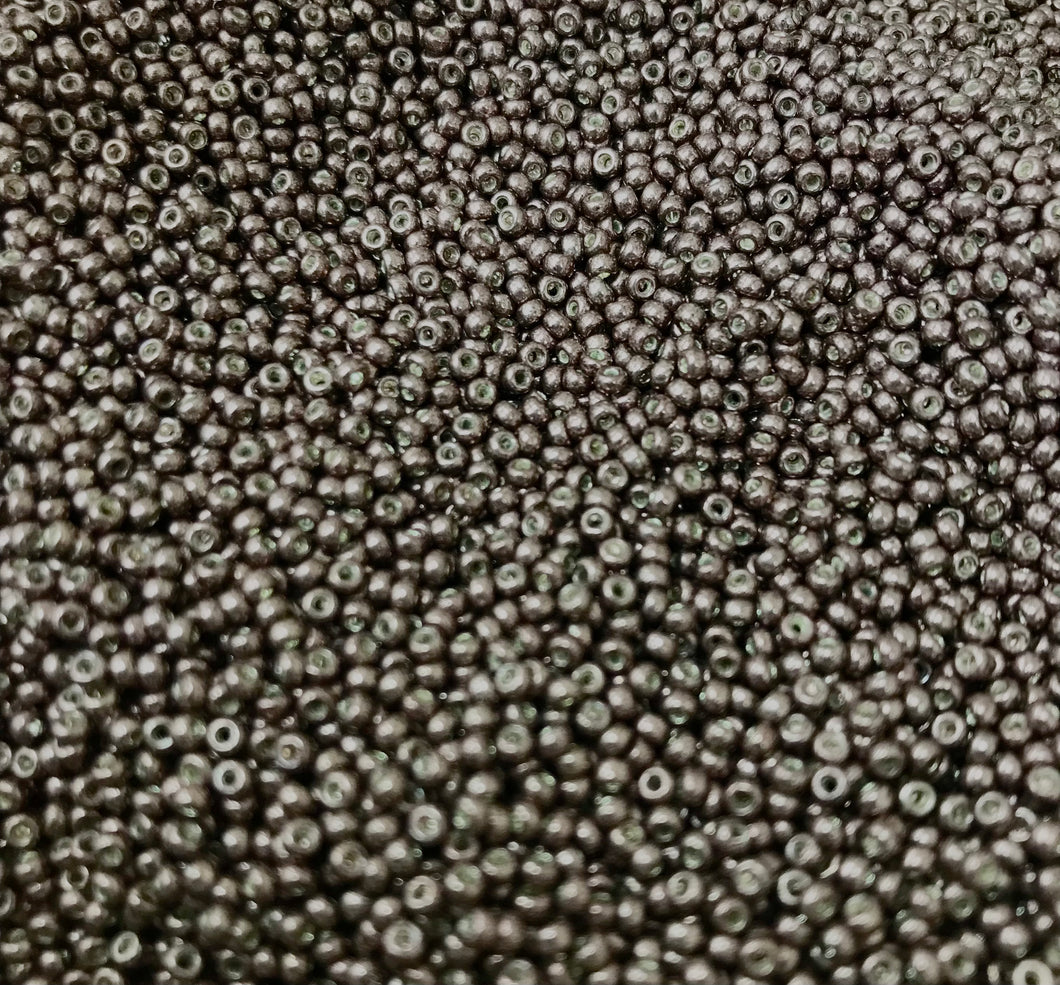 Miyuki Round Rocailles 11/0 | 1085RR | Canela Oscura Metalizada