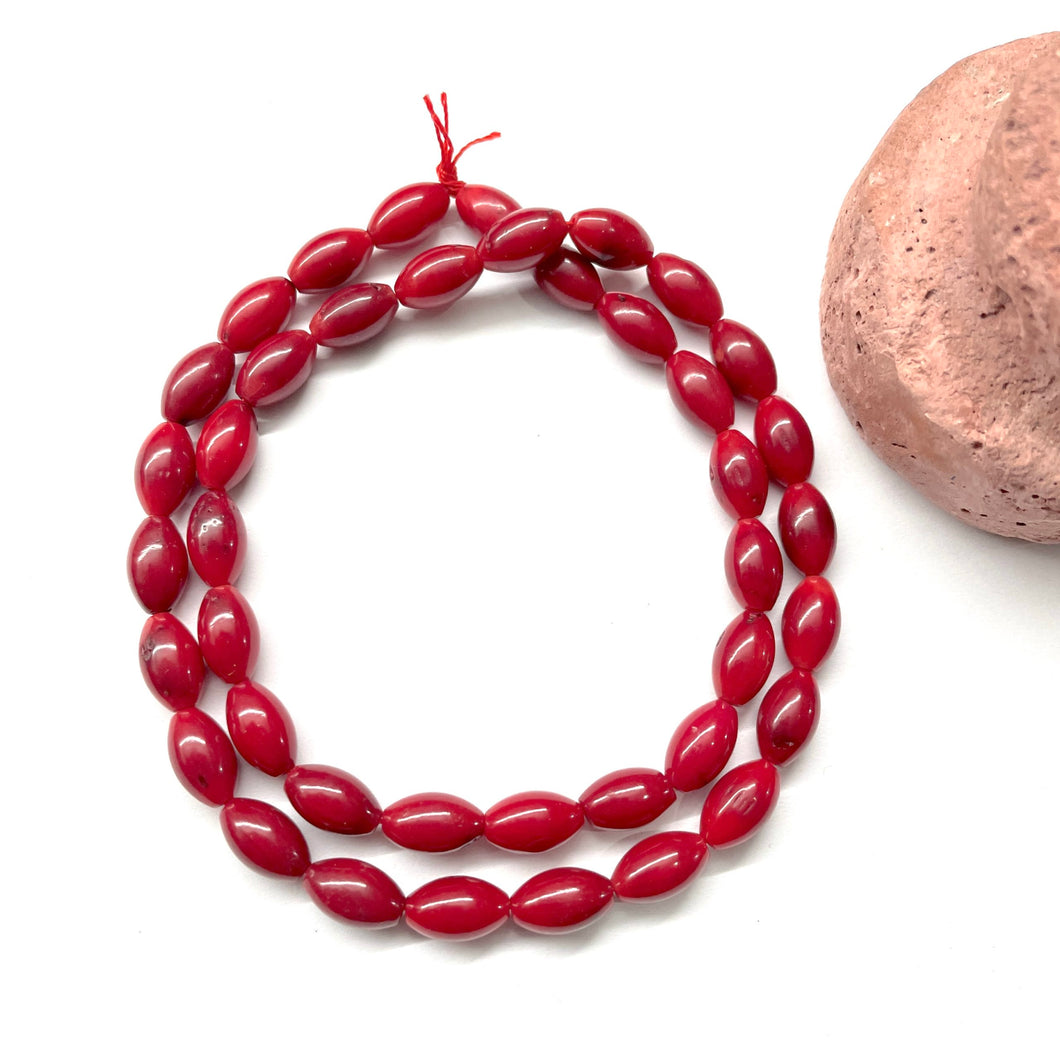 CORAL ROJO | ARROZ | 9X5MM