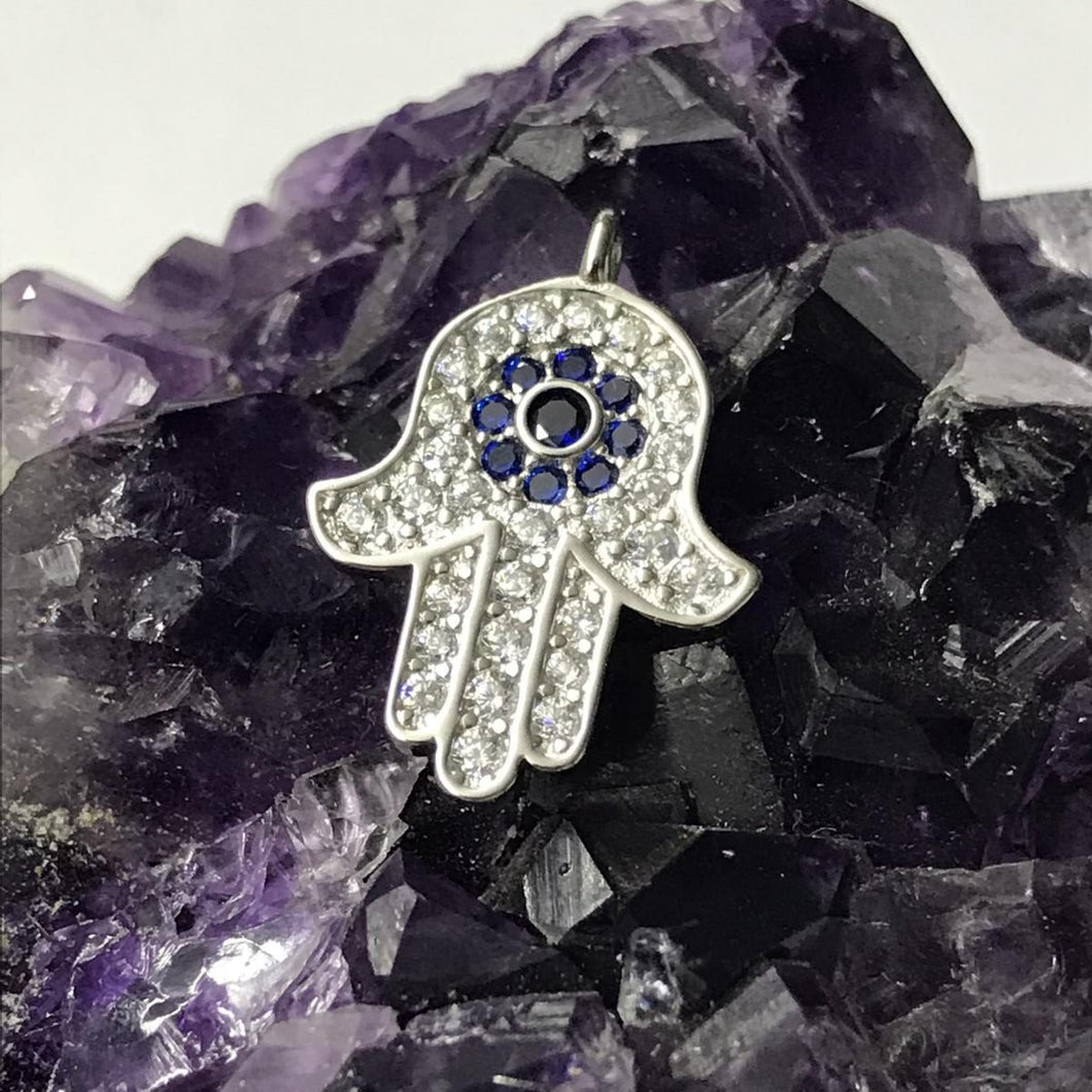 COLGANTE HAMSA PLATA 925 | 16MM (P4-33)