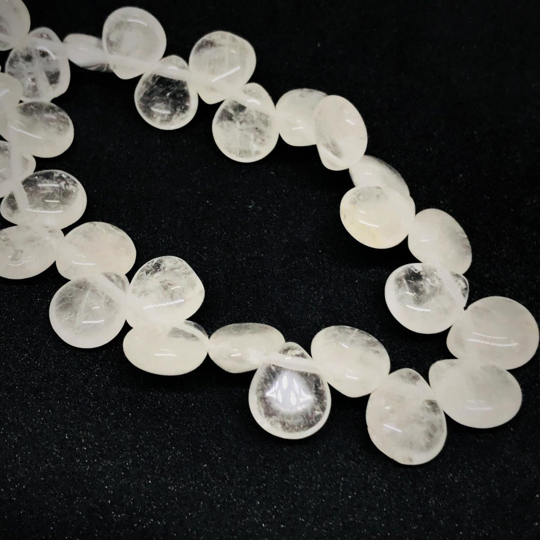 GOTA LISA | 10X12MM | CUARZO CRISTAL
